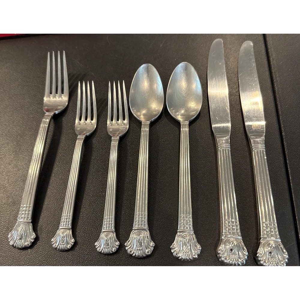 Retroneu Avignon Vendome Stainless  7 Pieces Dinner Salad Fork Soup Spoon Knife